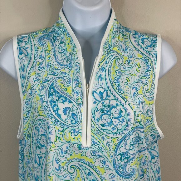 Sigrid Olsen Golf Tennis Pickleball 2 PC Top Full Zip Jacket Size M Country Club - Picture 7 of 16